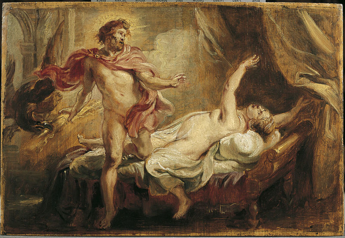 Rubens Death of Semele