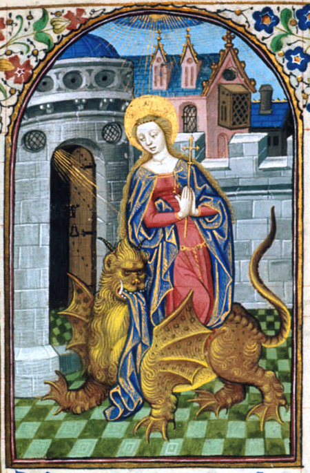 St Margaret in book of hours