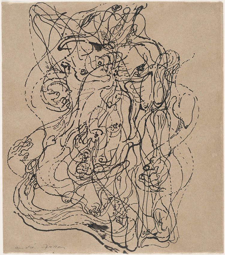 Andre Masson automatic drawing